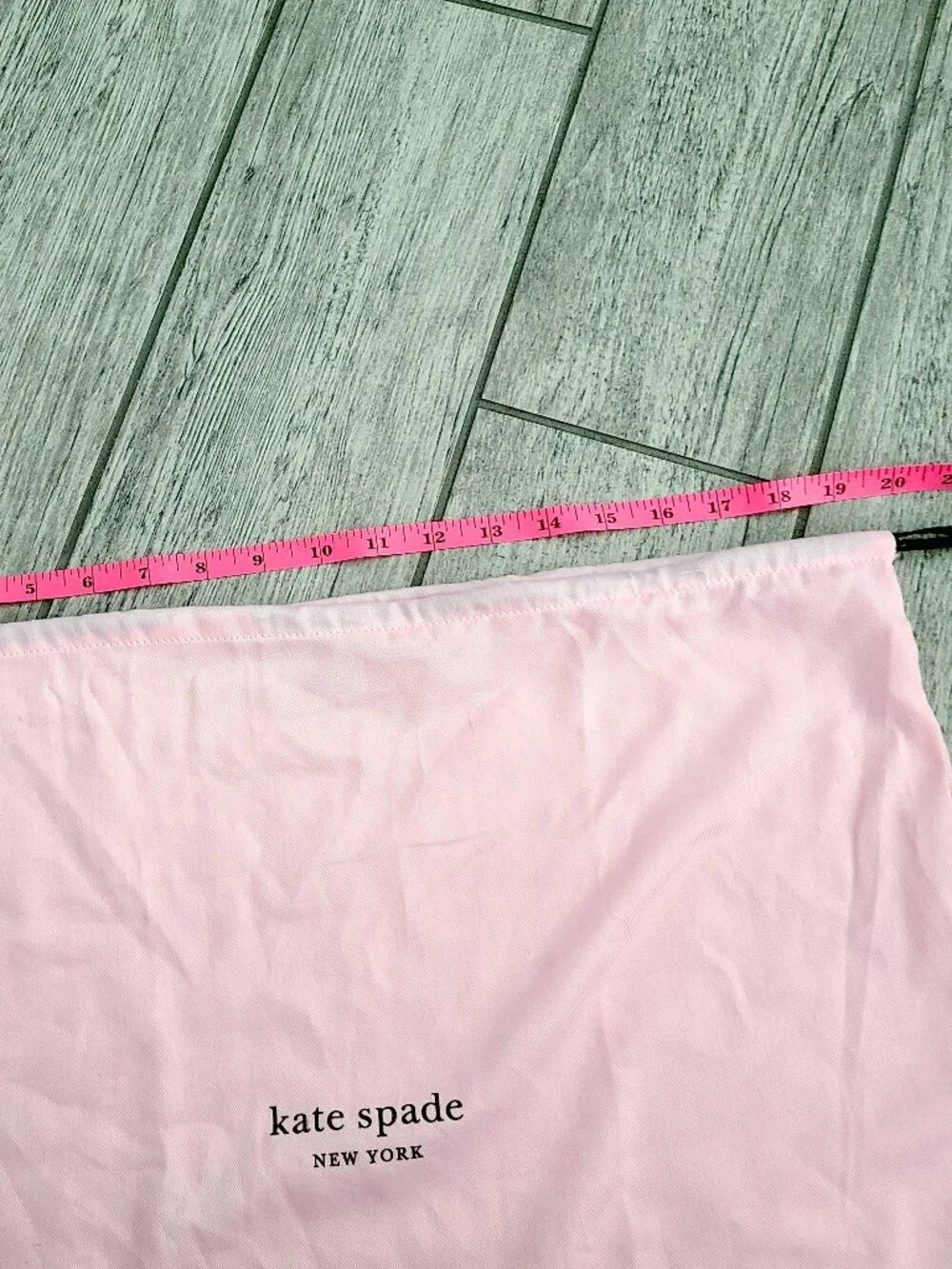 Kate Spade New York Pink Drawstring Dust Bag Storage Pouch